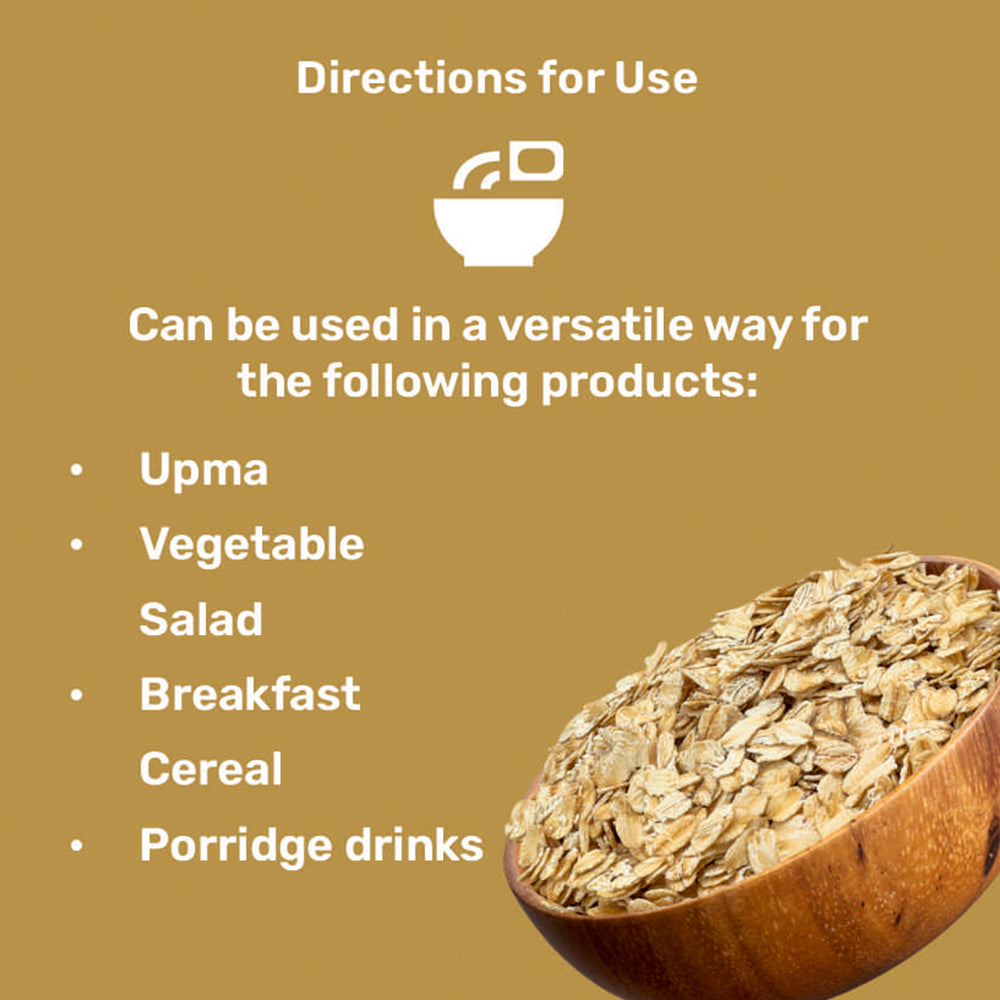 Barley Flakes ( Aval / Poha) | High in Fiber | Diabetic-Friendly | Promotes Muscle & Bone Health | Promotes Digestive Wellness | Supports Weight Management | Skin Care | Heritage Superfood