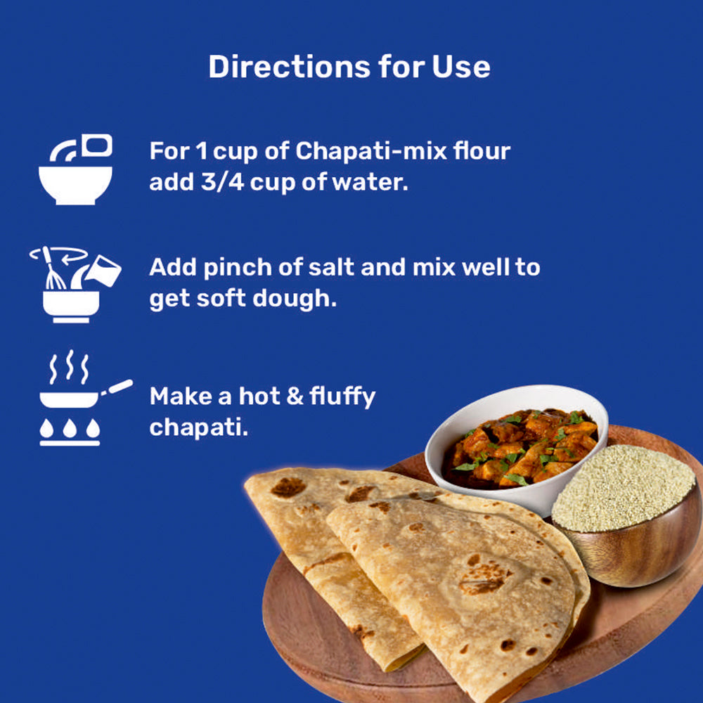 Barnyard Millet Chapati-Mix | High in Fiber | Digestive Health | Nutrient-Rich | Guilt-Free Indulgence | No Preservatives | Quick & Versatile | Supports Heart Health | Packed with Antioxidants for Enhanced Immunity | Alternative to Regular Dosas