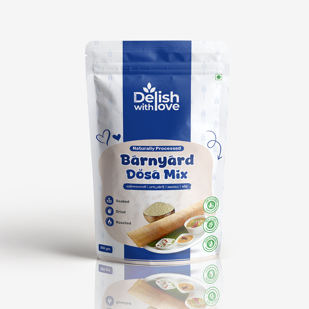 Barnyard Millet Dosa-Mix | Rich in Fiber, Protein & Antioxidants | Gut Health | Boosts Energy & Immunity | Diabetic-Friendly| Enhances Bone & Heart Health | Aids Hormonal Balance | Beneficial for PCOS, Anemia & Menopause | Weight Management