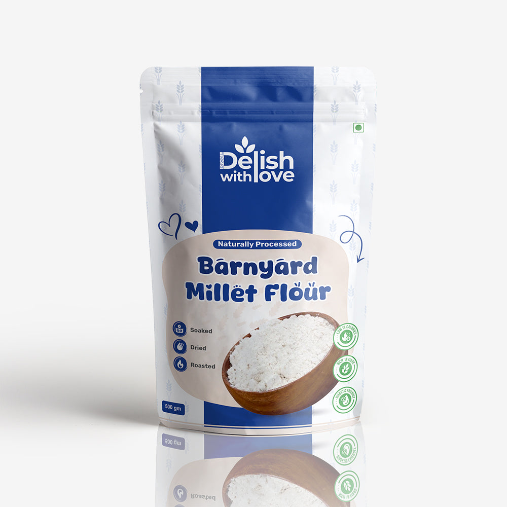 Barnyard Millet Flour| Rich in Fiber & Protein | Gut Health | Boosts Energy & Immunity | Diabetic-Friendly| Enhances Bone & Heart Health | Aids Hormonal Balance | Prevents Anemia | Weight Management