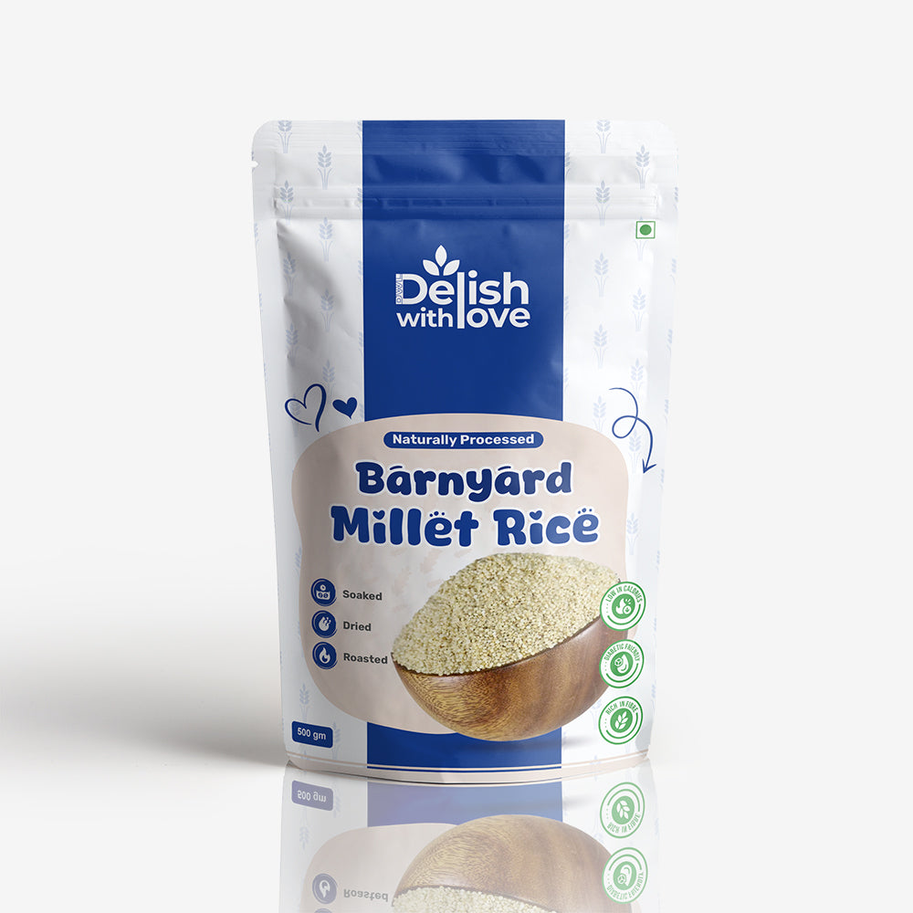 Barnyard Millet Rice| Rich in Fiber, Protein & Antioxidants | Gut Health | Boosts Energy & Immunity | Diabetic-Friendly| Enhances Bone & Heart Health | Aids Hormonal Balance | Beneficial for Anemia & Menopause | Weight Management