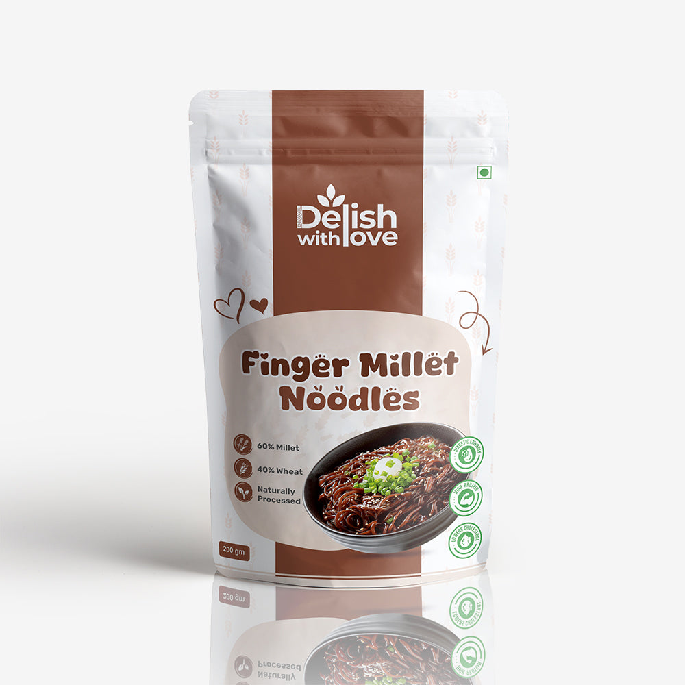 Finger Millet Noodles| High Fiber | Rich in Calcium & Iron | Supports Weight Management | Heart-Healthy  |  Nutrient-Rich | Guilt-Free Indulgence | Quick & Versatile | Alternative to Regular Noodles