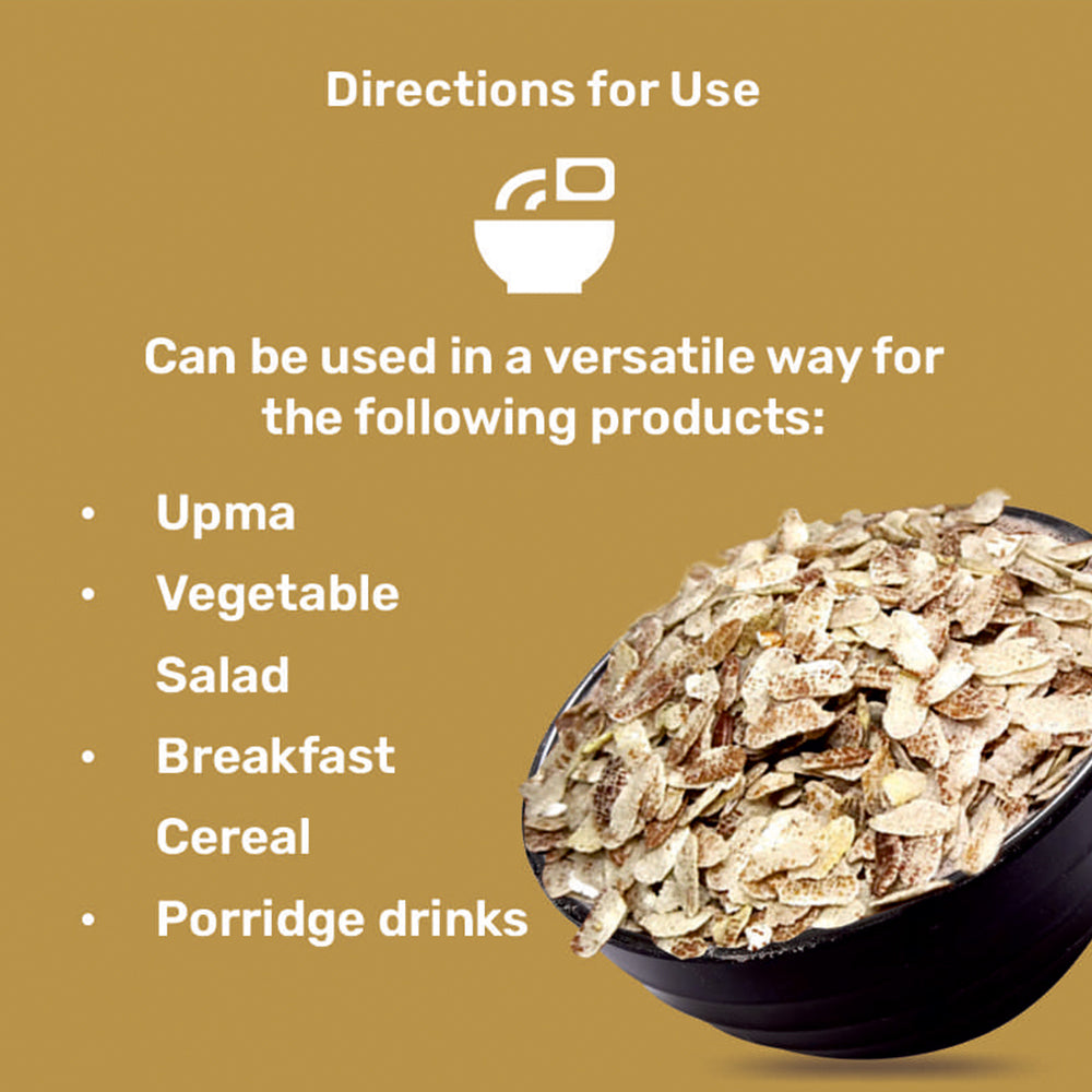Karunguruvai Flakes ( Aval / Poha) | High in Fiber | Regulates Blood Sugar | Supports Bone Health | Gluten-Free Heritage Superfood
