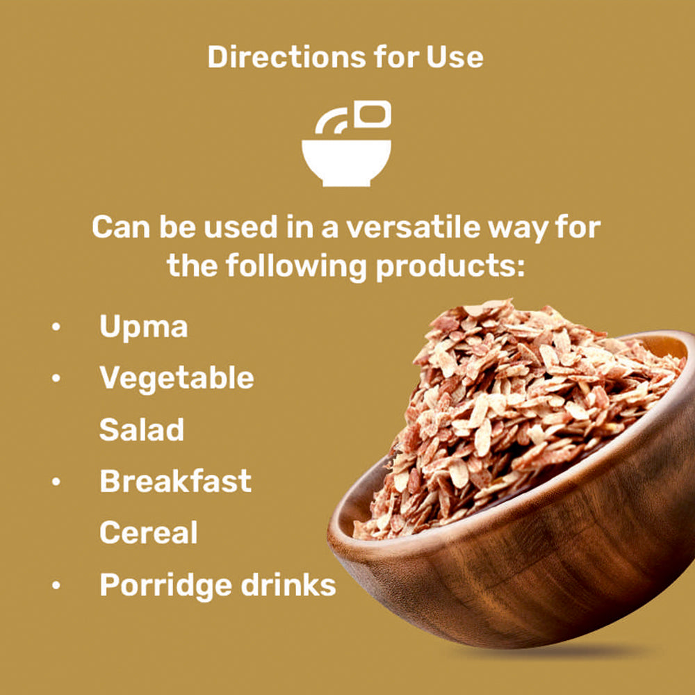 Kattuyanam Flakes ( Aval / Poha) | High in Fiber | Boosts Immunity | Supports Digestive Health | Gluten-Free Heritage Superfood