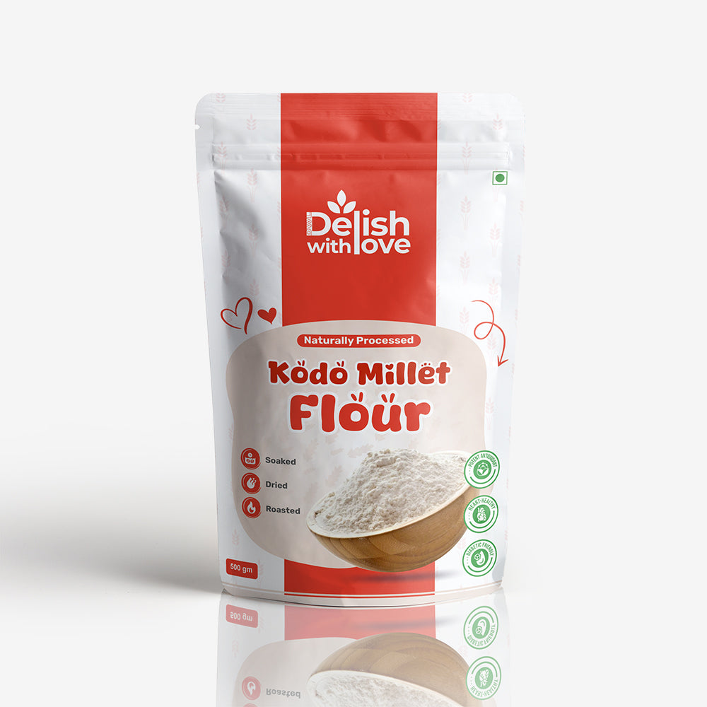 Kodo Millet Flour | High in Fiber & Protein | Gluten-Free Superfood | Supports Kidney Health | Boosts Digestion & Metabolism |  Lowers Cholesterol | Supports  Bone & Weight Health |Boosts Immunity