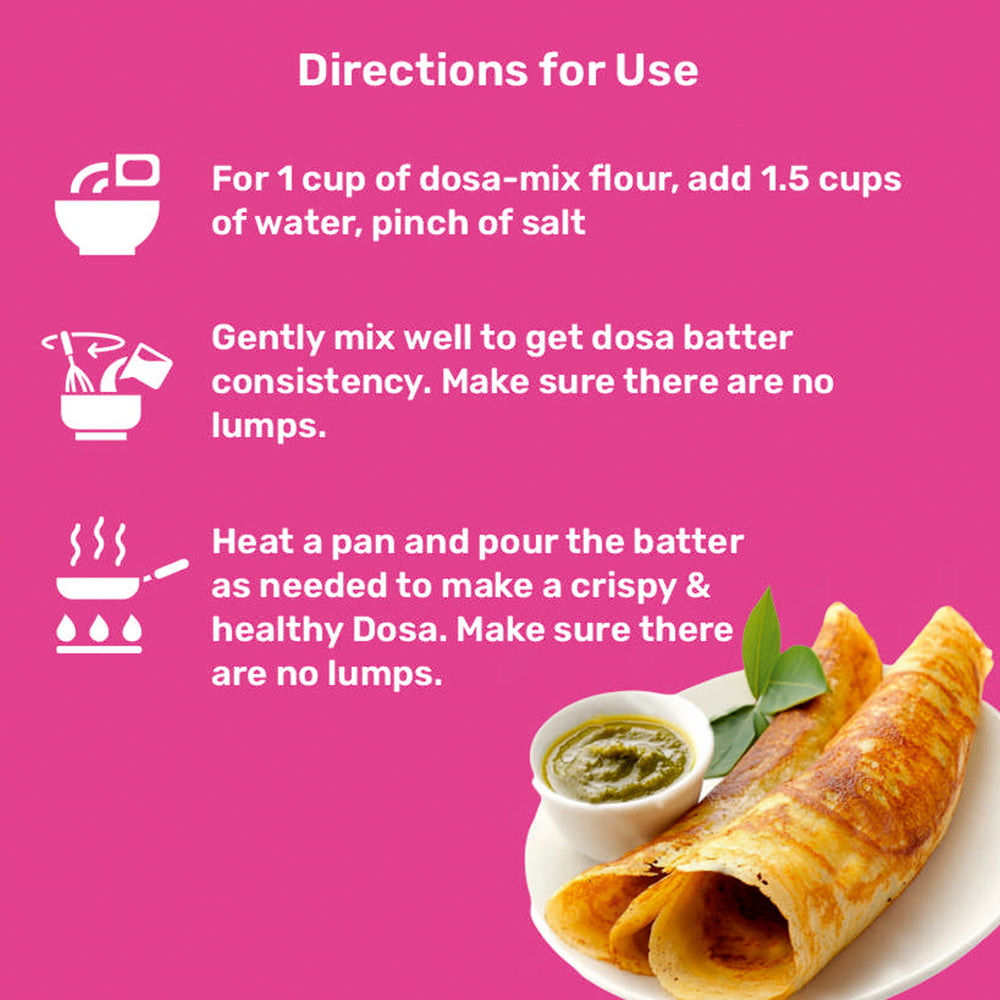 Multi Millet Dosa-Mix | Prevents Osteoporosis | Promotes Healthy skin and Hair | Supports Digestive Health, Bone Strength, and Weight Management | Perfect for Women's Wellness and Children's Growth