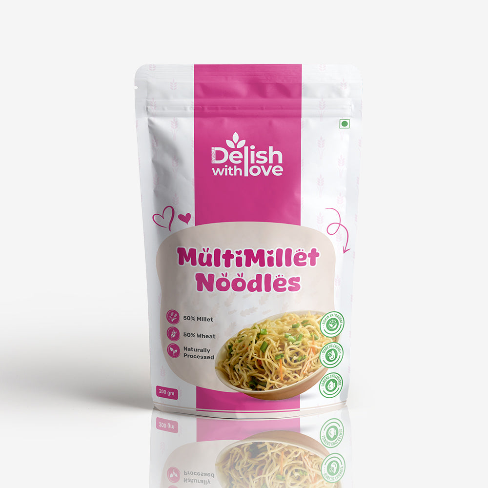 Multi Millet Noodles | Protein-Packed | High Fiber for Digestive Health | Nutrient-Dense | Antioxidant-Rich | Guilt-Free Indulgence  | Quick & Versatile