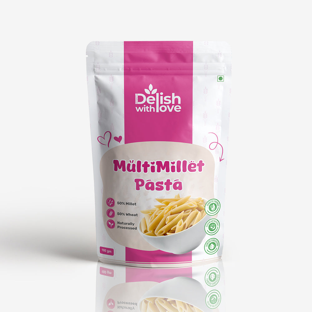 Multi Millet Pasta| Protein-Packed | High Fiber for Digestive Health  | Nutrient-Dense | Antioxidant-Rich | Guilt-Free Indulgence  | Quick & Versatile