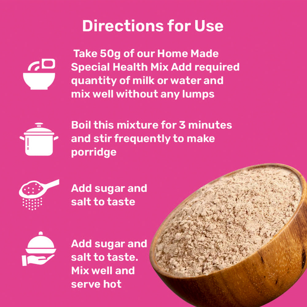 Multi Millet Health-Mix Powder| High in Fiber for Digestion | Supports Weight Management | Low Gl | Boosts Immunity and Energy | Heart and Bone Strengthening | Protein for Muscle Growth | Antioxidants for Eye Health