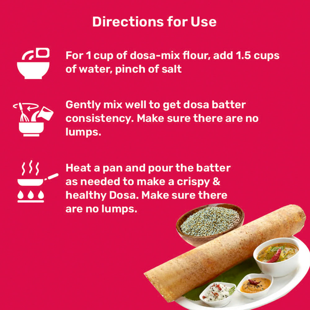 Sprouted Pearl Millet Dosa Mix