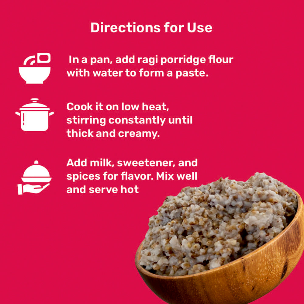 Sprouted Pearl Millet Porridge| Nutrient-Dense Superfood | High Fiber| Diabetic-Friendly | Heart-Healthy | Boosts Energy & Stamina | Improves Gut Health | Strengthens Bones | Enhances Skin & Hair | Supports Weight Management