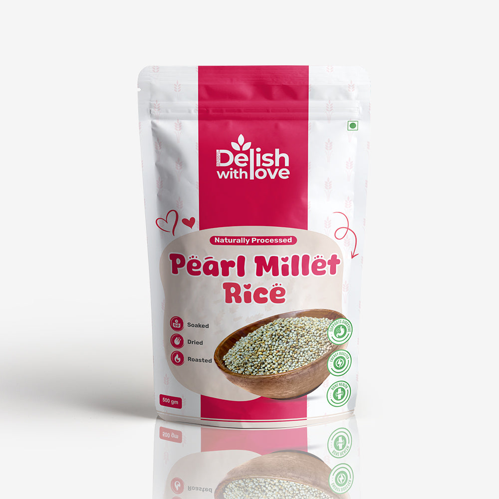 Sprouted Pearl Millet Rice | Unpolished | Rich in Fiber, Protein, Iron & Antioxidants |Rich in Zinc | Immunity | Supports Bone Health, Metabolism & Radiant Skin | Beneficial for Pregnancy & Lactation | Aids Fetal Growth & Postpartum Recovery