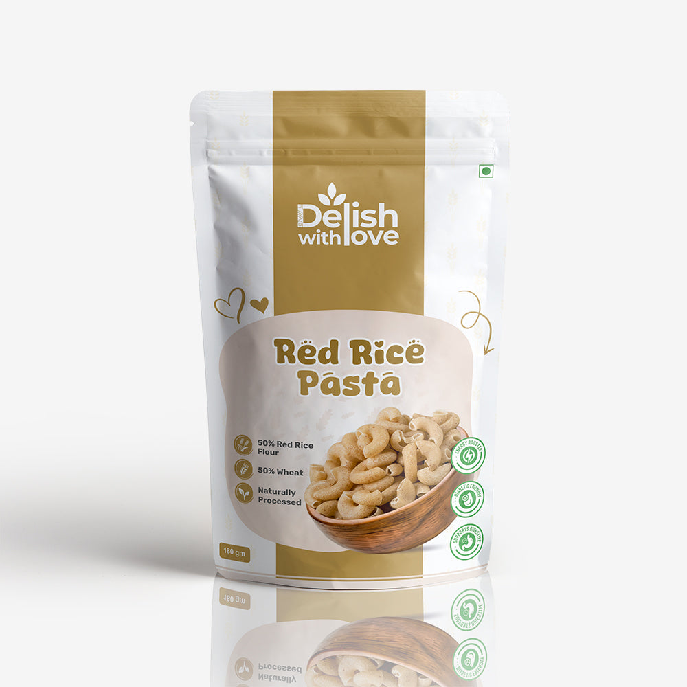 Red Rice Pasta| Rich in Antioxidants | High Fiber | Diabetic-Friendly | Nutrient-Dense | High in Antioxidants  | Guilt-Free Indulgence  | Quick & Versatile