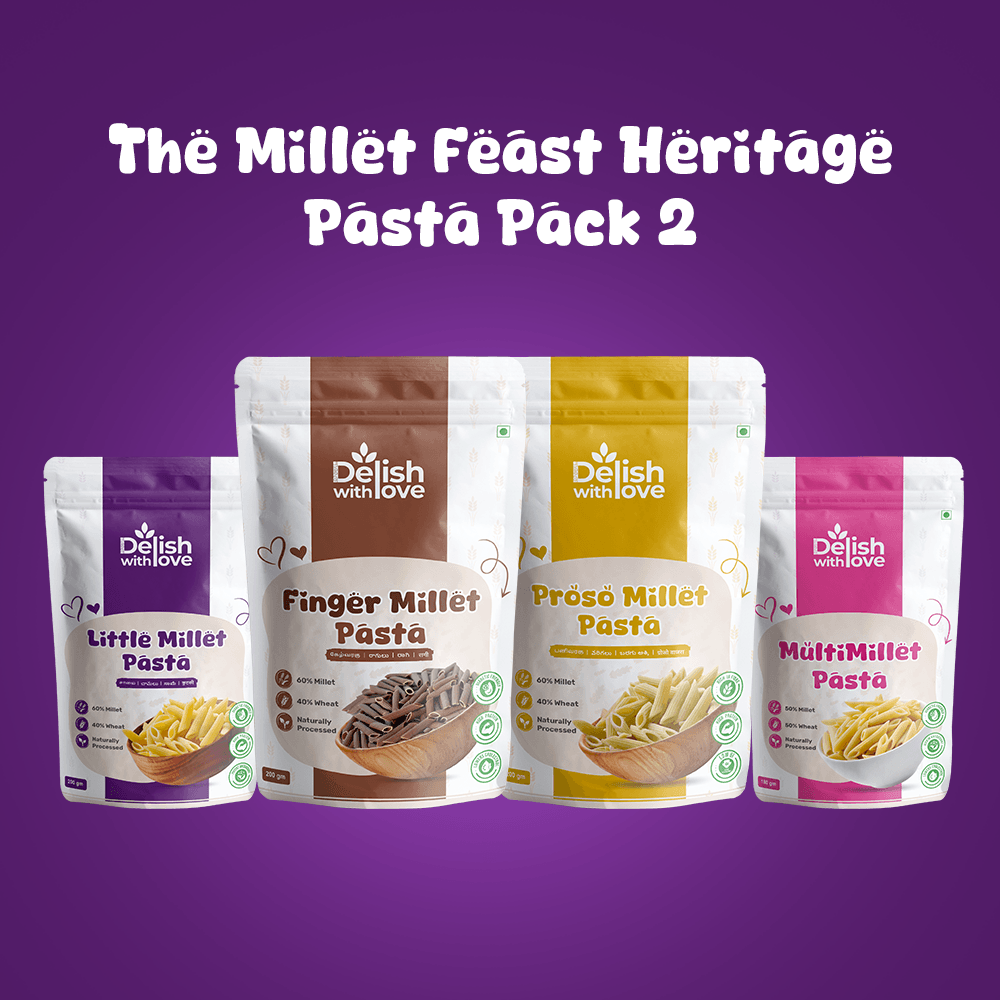 The Millet Feast Heritage Combo 2 - 4 - Pack Value PastabBundle