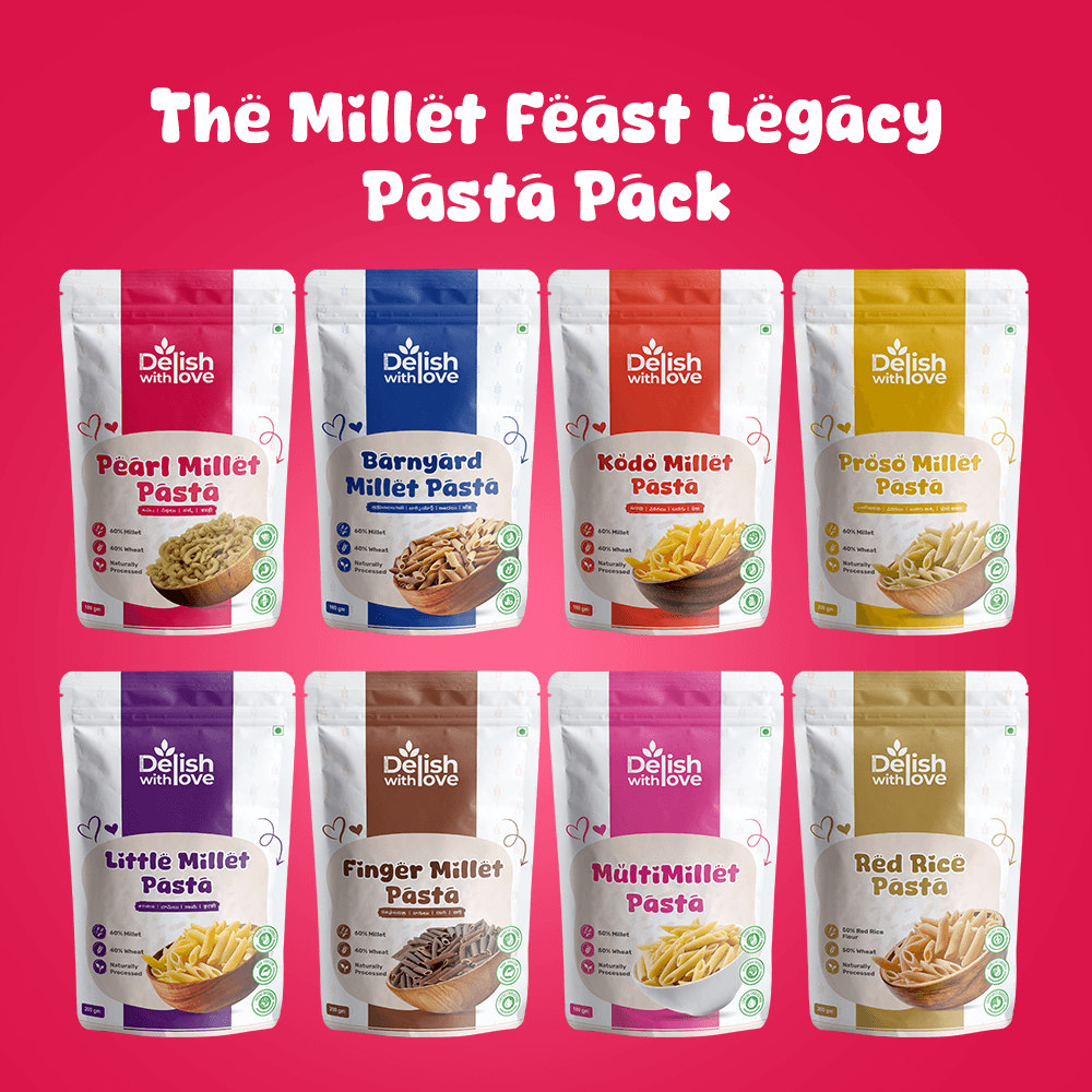 The Millet Feast Legacy Combo - 8 - Pack Value Pasta Bundle